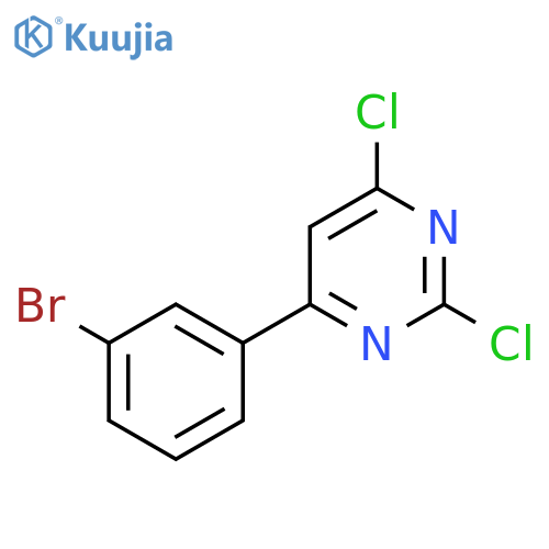 4-(3-Bromophenyl)-2,6-dichloropyrimidine structure