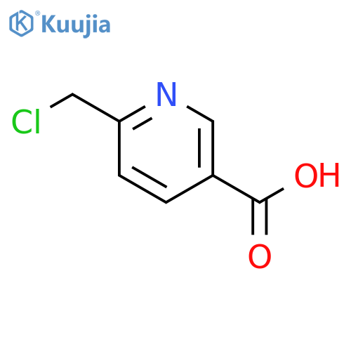 6-(chloromethyl)pyridine-3-carboxylic acid structure