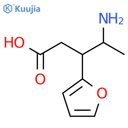 4-Amino-3-(furan-2-yl)pentanoic acid structure
