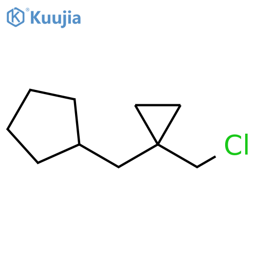 Cyclopentane, [[1-(chloromethyl)cyclopropyl]methyl]- structure
