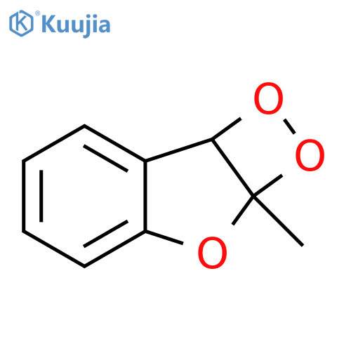 1,2-Dioxeto[3,4-b]benzofuran,2a,7b-dihydro-2a-methyl- structure