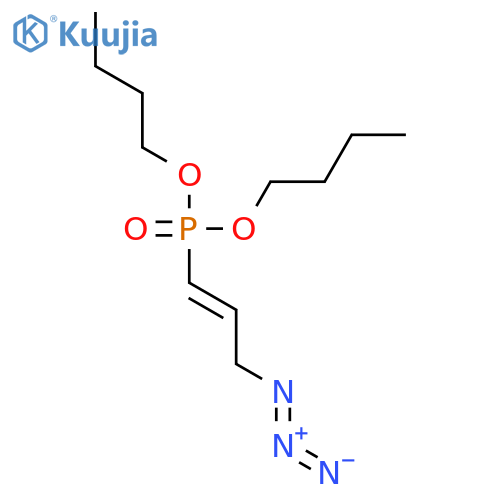Phosphonic acid, (3-azido-1-propenyl)-, dibutyl ester structure