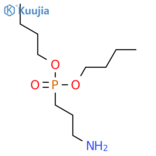 Phosphonic acid, (3-aminopropyl)-, dibutyl ester structure