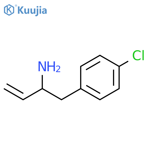 1-(4-chlorophenyl)but-3-en-2-amine structure