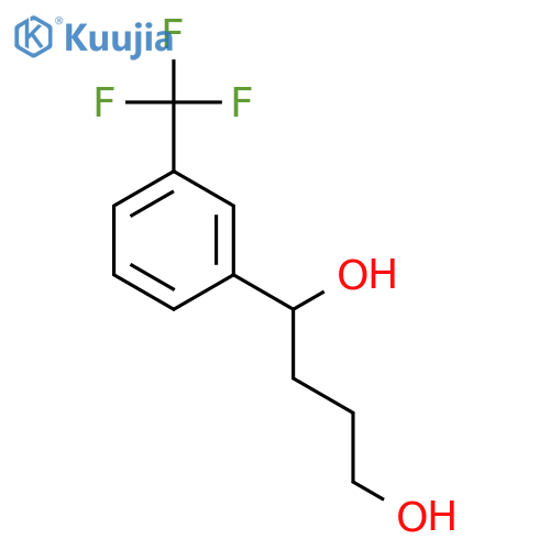 1,4-Butanediol, 1-[3-(trifluoromethyl)phenyl]-, (+)- structure