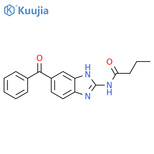 BUTANAMIDE, N-(5-BENZOYL-1H-BENZIMIDAZOL-2-YL)- structure
