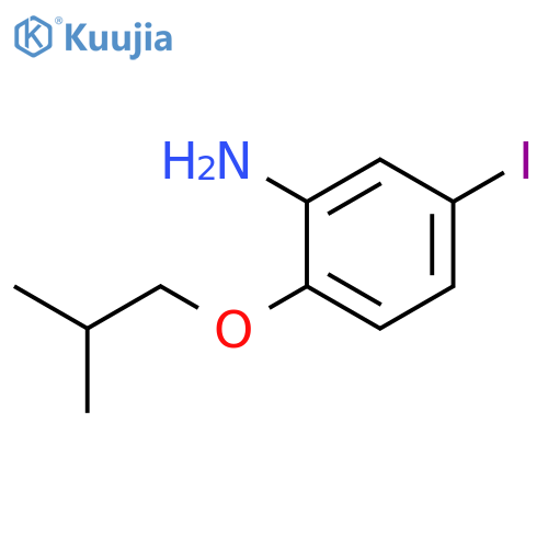 5-Iodo-2-isobutoxyaniline structure