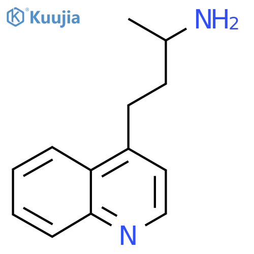 4-(quinolin-4-yl)butan-2-amine structure