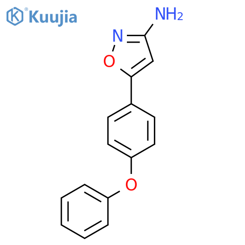 5-(4-phenoxyphenyl)-1,2-oxazol-3-amine structure