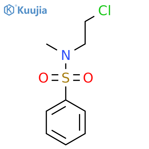 BENZENESULFONAMIDE, N-(2-CHLOROETHYL)-N-METHYL- structure