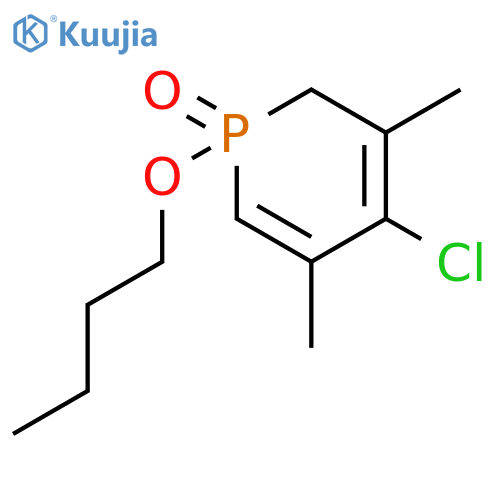 Phosphorin, 1-butoxy-4-chloro-1,2-dihydro-3,5-dimethyl-, 1-oxide structure