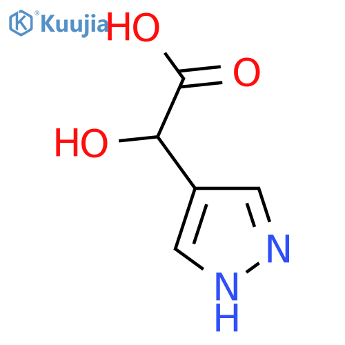 2-hydroxy-2-(1H-pyrazol-4-yl)acetic acid structure