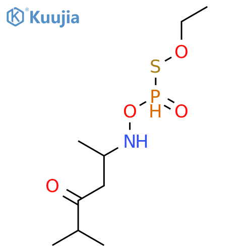 3-Hexanone, 5-[[(ethoxymercaptophosphinyl)oxy]amino]-2-methyl- structure