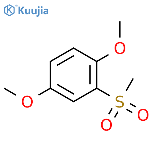 Benzene, 1,4-dimethoxy-2-(methylsulfonyl)- structure