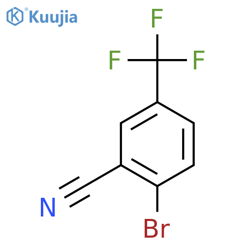 2-Bromo-5-(trifluoromethyl)benzonitrile structure