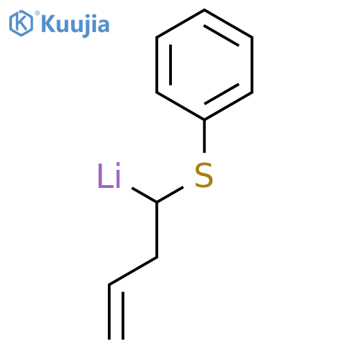 Lithium, [1-(phenylthio)-3-butenyl]- structure