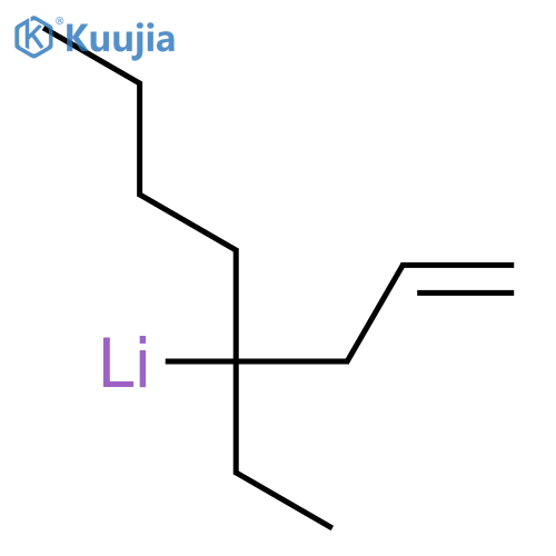 Lithium, [1-ethyl-1-(2-propenyl)pentyl]- structure