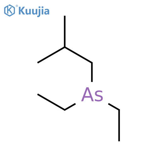 Arsine, diethyl(2-methylpropyl)- structure