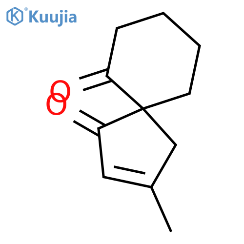 Spiro[4.5]dec-2-ene-1,6-dione, 3-methyl- structure