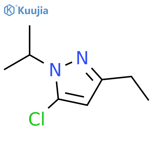 5-chloro-3-ethyl-1-(propan-2-yl)-1H-pyrazole structure