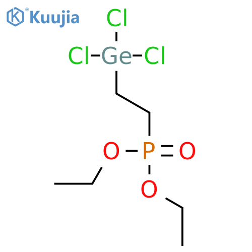 Phosphonic acid, [2-(trichlorogermyl)ethyl]-, diethyl ester structure