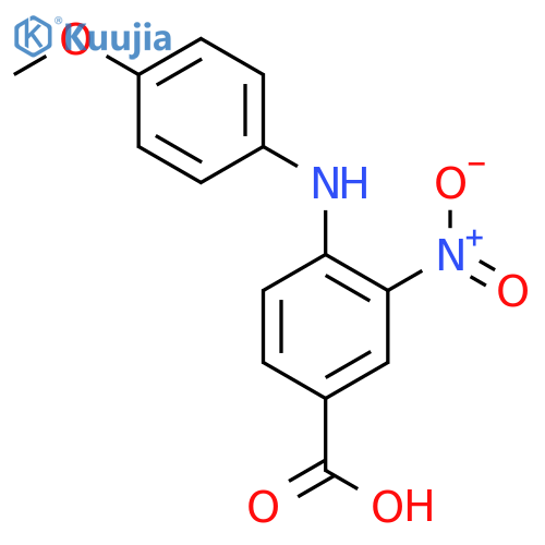 4-(4-Methoxyphenyl)amino-3-nitrobenzoic Acid structure