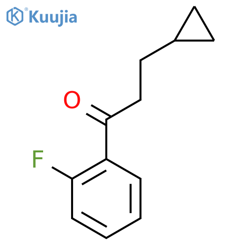 3-Cyclopropyl-1-(2-fluorophenyl)propan-1-one structure