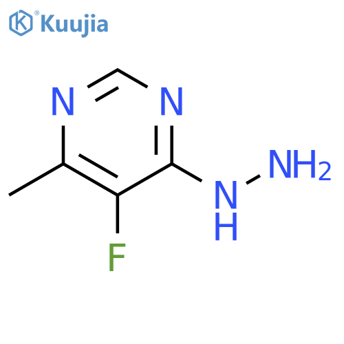 5-FLUORO-4-HYDRAZINYL-6-METHYLPYRIMIDINE structure