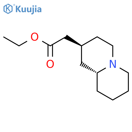 2H-Quinolizine-2-acetic acid, octahydro-, ethyl ester, cis-(±)- structure