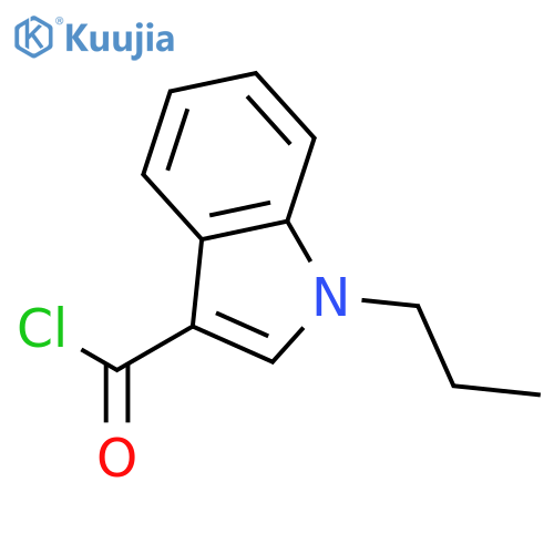 1H-Indole-3-carbonyl chloride, 1-propyl- structure