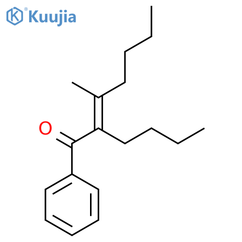 2-Hepten-1-one, 2-butyl-3-methyl-1-phenyl-, (E)- structure
