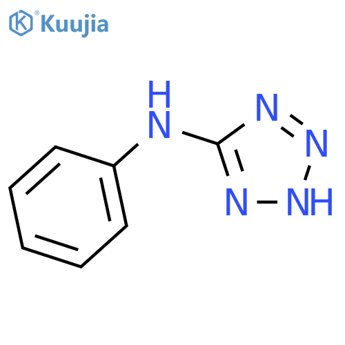 N-phenyl-1H-1,2,3,4-tetrazol-5-amine structure