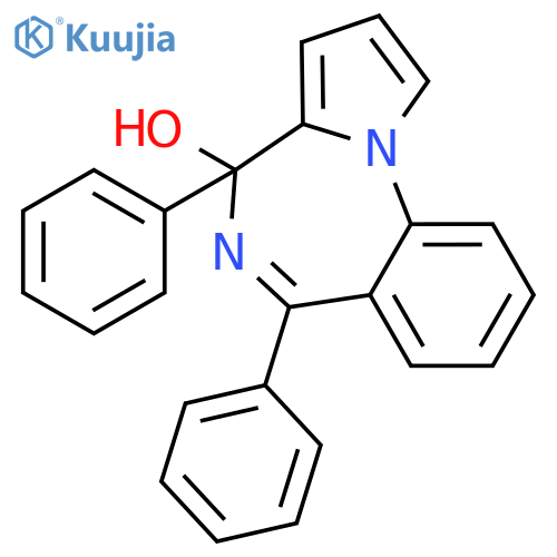 4H-Pyrrolo[1,2-a][1,4]benzodiazepin-4-ol, 4,6-diphenyl- structure