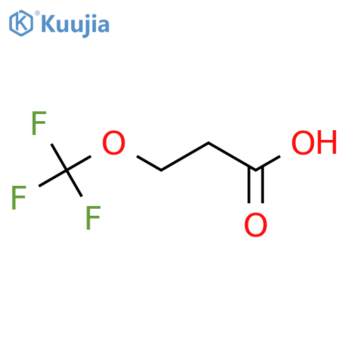 3-(Trifluoromethoxy)propanoic acid structure