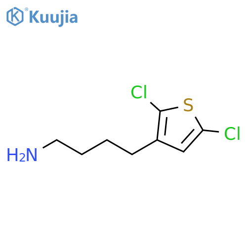 4-(2,5-dichlorothiophen-3-yl)butan-1-amine structure