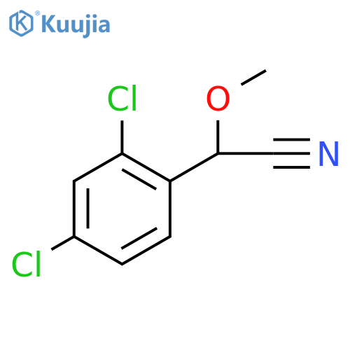 2-(2,4-dichlorophenyl)-2-methoxyacetonitrile structure