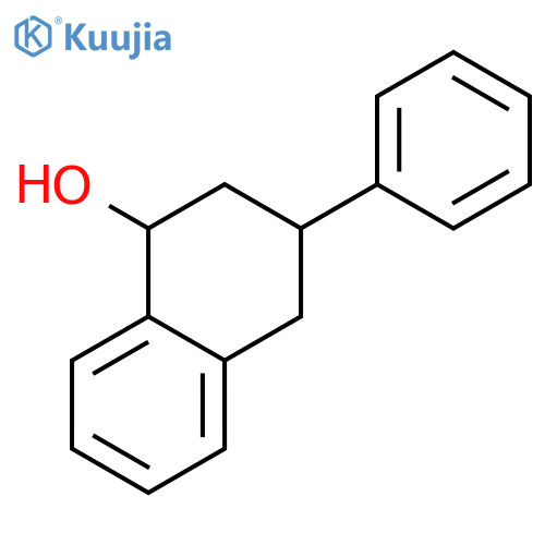 1-Naphthalenol, 1,2,3,4-tetrahydro-3-phenyl-, cis- structure