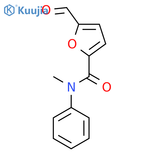 2-Furancarboxamide, 5-formyl-N-methyl-N-phenyl- structure