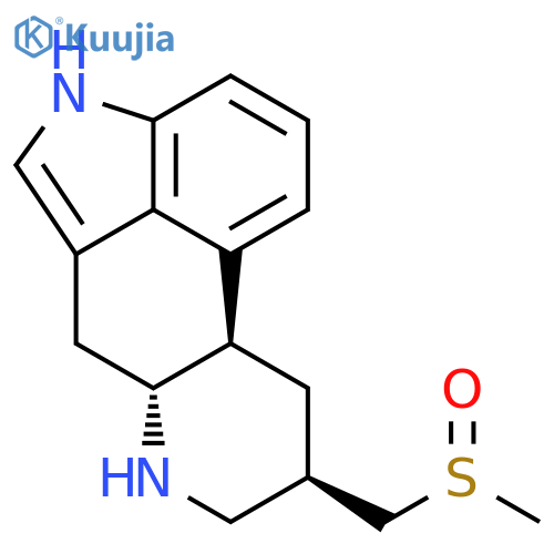 Ergoline, 8-[(methylsulfinyl)methyl]-, (8b)- structure