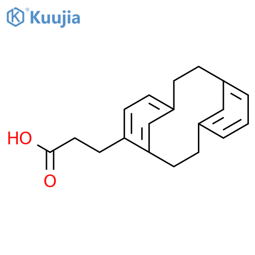 TRICYCLO[9.3.1.14,8]HEXADECA-1(15),4,6,8(16),11,13-HEXAENE-5-PROPANOIC ACID structure