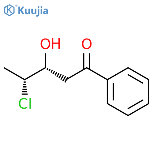1-Pentanone, 4-chloro-3-hydroxy-1-phenyl-, (R*,R*)-(±)- structure