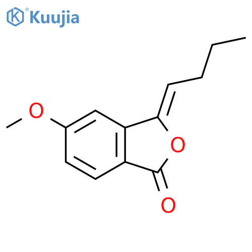 1(3H)-Isobenzofuranone, 3-butylidene-5-methoxy-, (Z)- structure