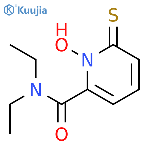 2-Pyridinecarboxamide, N,N-diethyl-1,6-dihydro-1-hydroxy-6-thioxo- structure