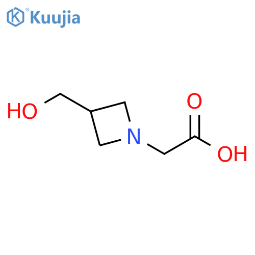 2-[3-(hydroxymethyl)azetidin-1-yl]acetic acid structure