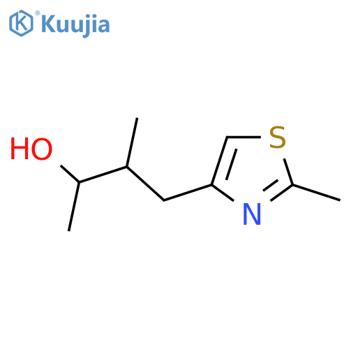 3-Methyl-4-(2-methyl-1,3-thiazol-4-yl)butan-2-ol structure