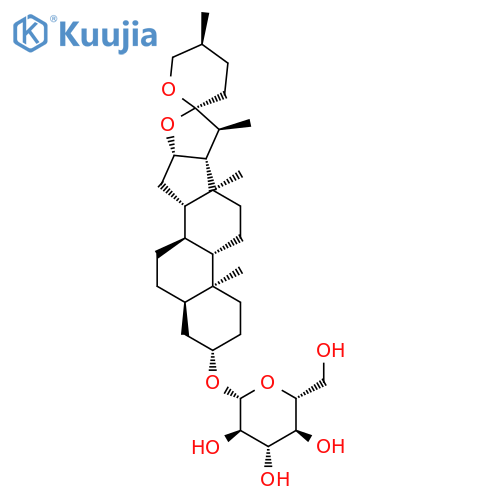 b-D-Glucopyranoside, (3b,5b,25S)-spirostan-3-yl structure