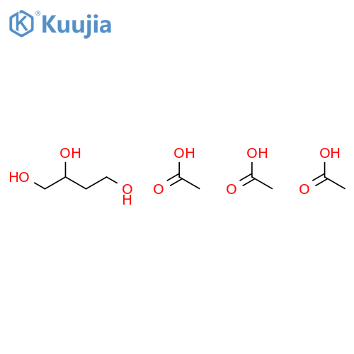 1,2,4-Butanetriol, triacetate structure