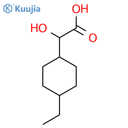 2-(4-ethylcyclohexyl)-2-hydroxyacetic acid structure