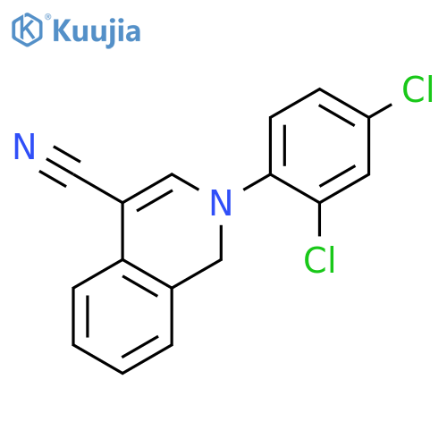 4-Isoquinolinecarbonitrile, 2-(2,4-dichlorophenyl)-1,2-dihydro- structure