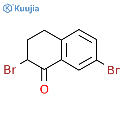 2,7-Dibromo-3,4-dihydronaphthalen-1(2H)-one structure
